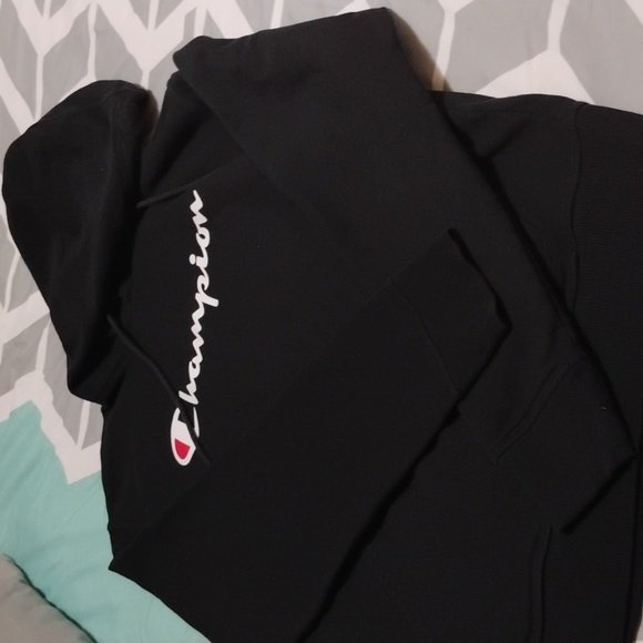 MEN'S CHAMPION FLEECE GRAPHIC PULLOVER HOODIE SIZE M - Picture 2 of 8